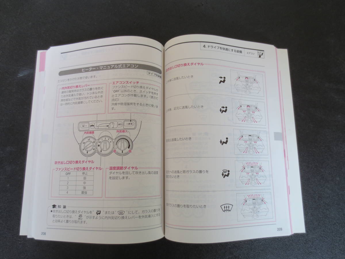 ホンダフィット　 GD1/GD2/GD3/GD4 取扱説明書 　2004年7月_画像4