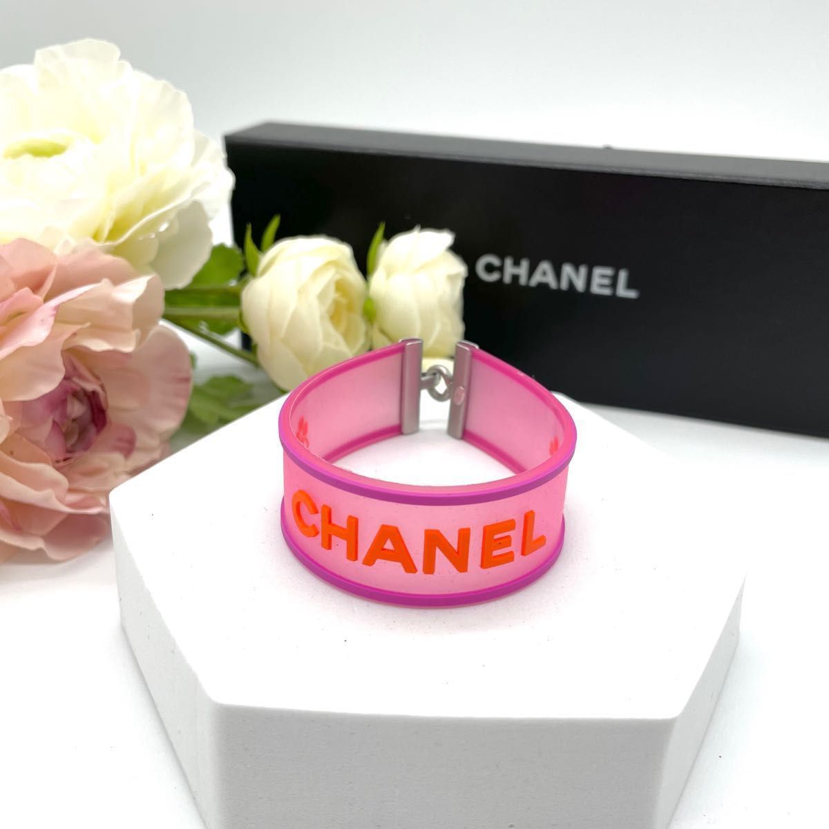 男女兼用 カジュアルウェア CHANEL シャネル ラバー ブレスレット