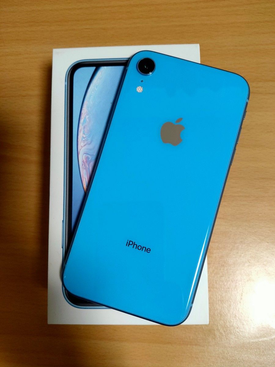 ◇SALE公式 iPhone XR ロック Blue ブルー Apple 64GB 64 GB XR
