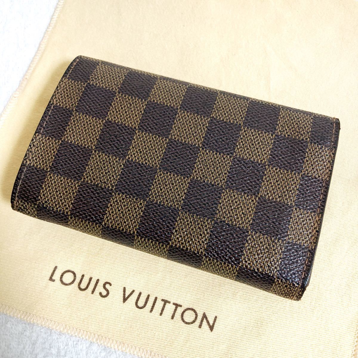 【美品】ルイヴィトン☆ダミエ ポルトフォイユトレゾール L字ファスナー LOUIS VUITTON_画像2