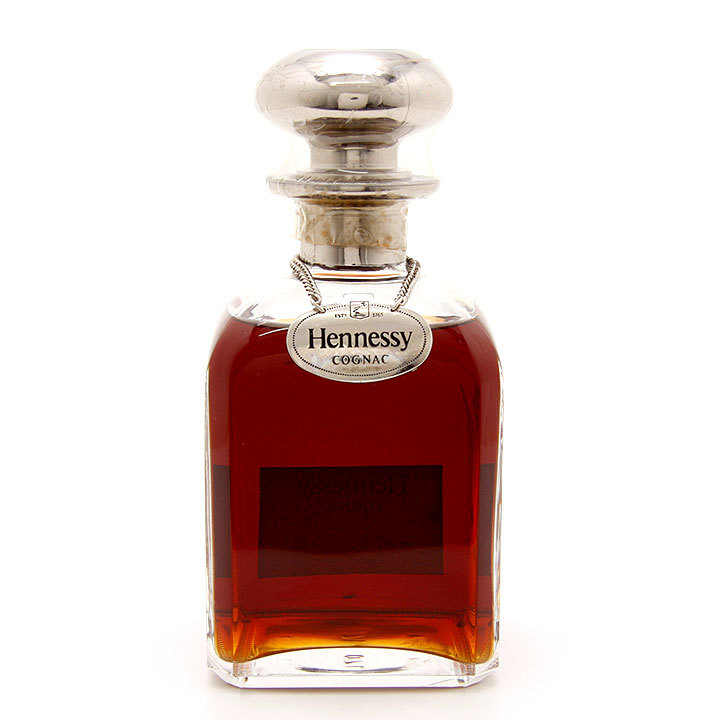 古酒 ブランデー コニャック ヘネシー Hennessy ライブラリー デキャンタ シルバートップ 青 ブック型 箱 お酒 700ml 40% うち飲み 宅飲み