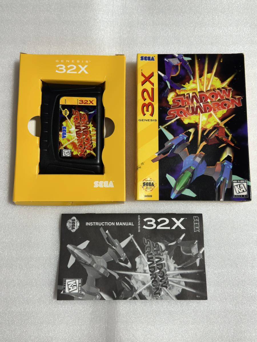 Genesis32X SHADOW SQUADRON 北米版スーパー32X ステラアサルト Genesis32X SHADOW SQUADRON 北米版スーパー32X ステラアサルト