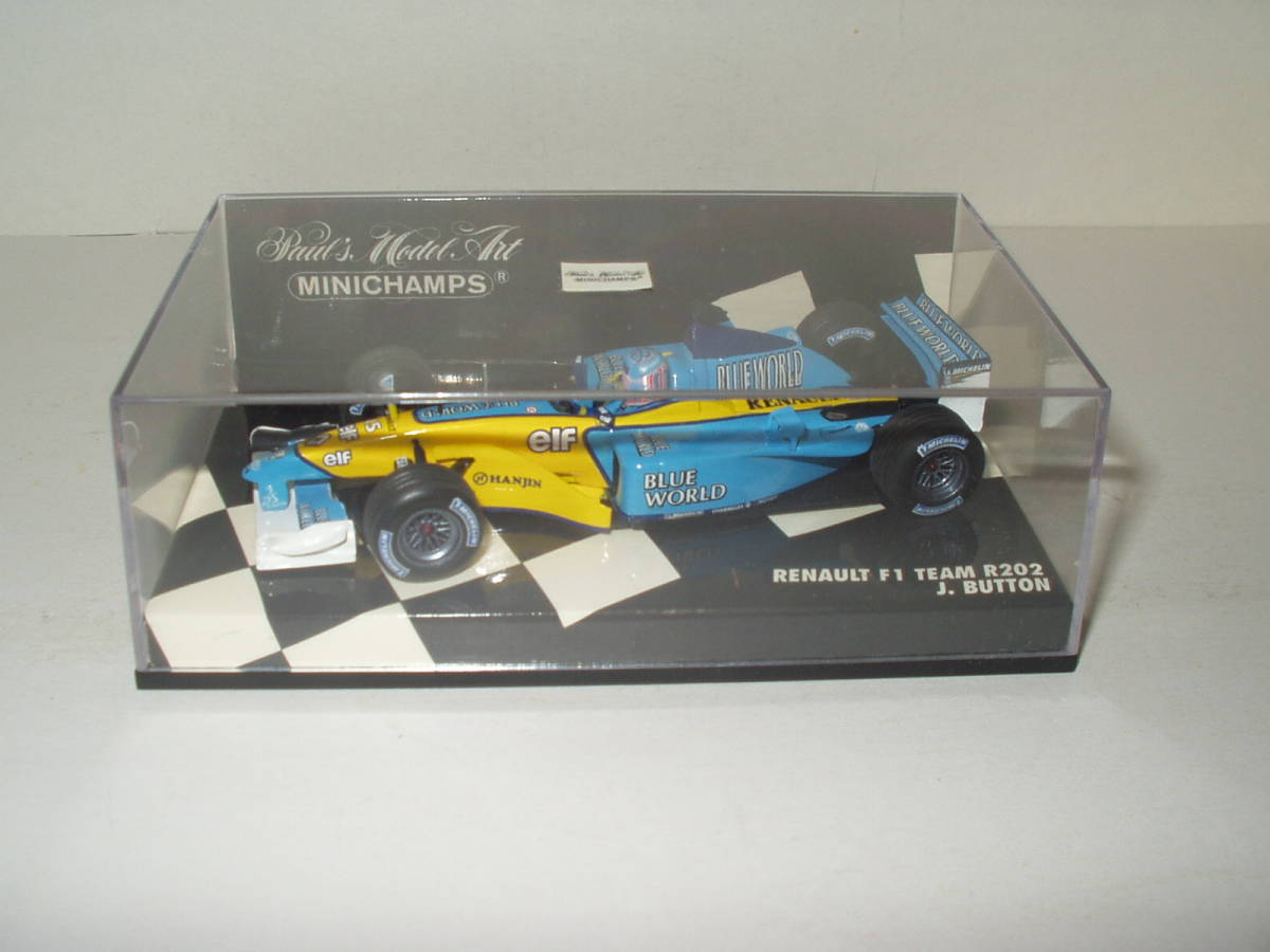 PMA Renault F1 Team R202 #15 / ミニチャンプス ルノー F1 チーム R202 ( 1:43 ) J.バトン_画像4