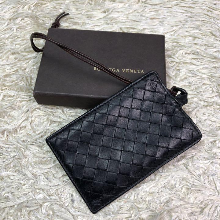 ∀ 美品 BOTTEGA イントレチャート カードケース ラバー VENETA