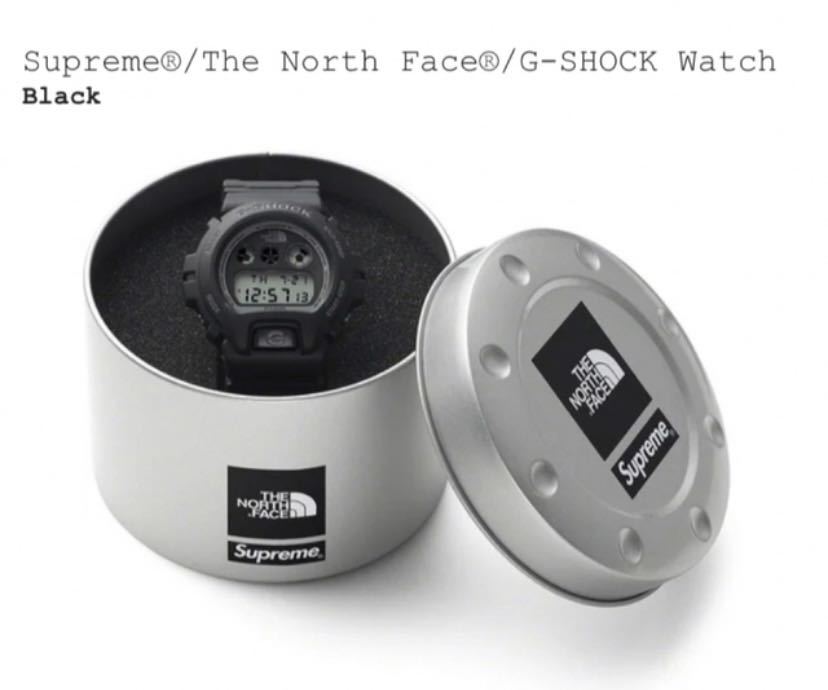 Supreme/The North Face G-SHOCK Watch☆BLACK☆