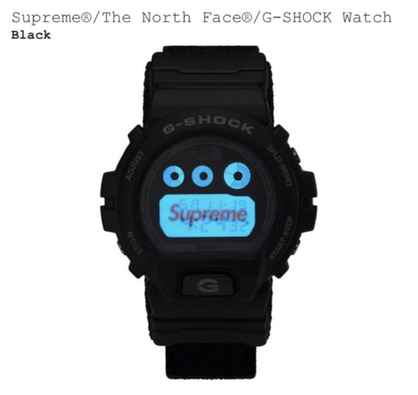 Supreme/The North Face G-SHOCK Watch☆BLACK☆