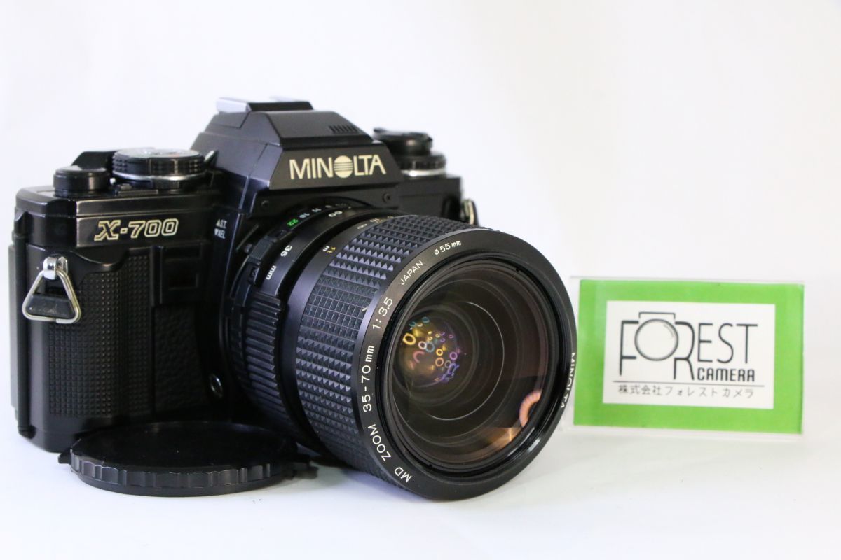 【動作保証・点検済】良品■ミノルタ MINOLTA X-700 ボディ+ 35-70mm F3.5■シャッター全速・露出計完動/モルト張り替え済み■4054