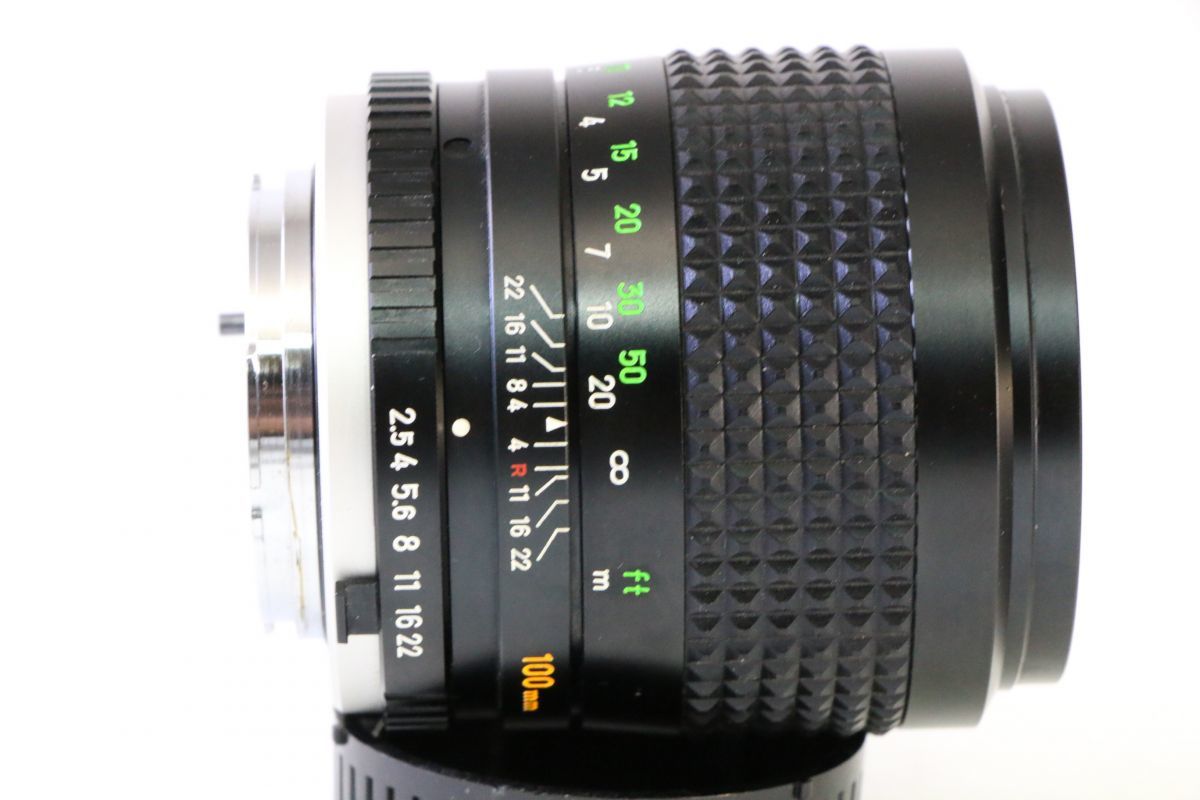 【動作保証・点検済】良品■ミノルタ MINOLTA MC TELE ROKKOR 100mm F2.5■AD 75の画像2