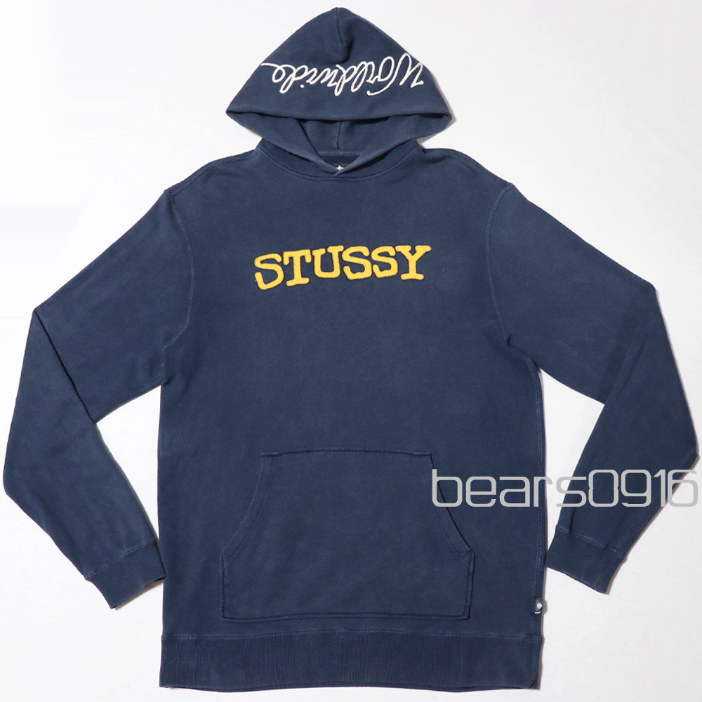 USED品 STUSSY ステューシー 金タグ ワッペンロゴ&刺繍 USED品 STUSSY ステューシー 金タグ ワッペンロゴ&刺繍