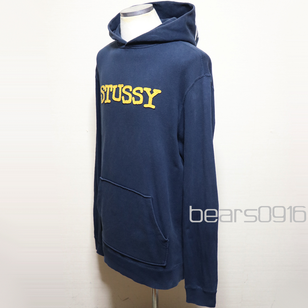 USED品 STUSSY ステューシー 金タグ ワッペンロゴ&刺繍 USED品 STUSSY ステューシー 金タグ ワッペンロゴ&刺繍