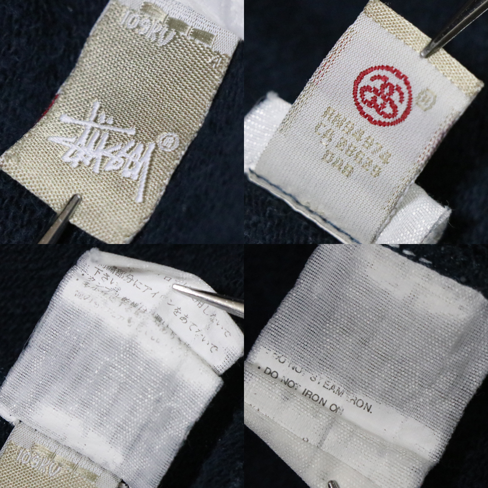 USED品 STUSSY ステューシー 金タグ ワッペンロゴ&刺繍 USED品 STUSSY ステューシー 金タグ ワッペンロゴ&刺繍