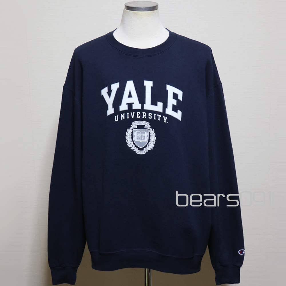 Champion リバースウィーブ YALE イエール 3段プリント XL-