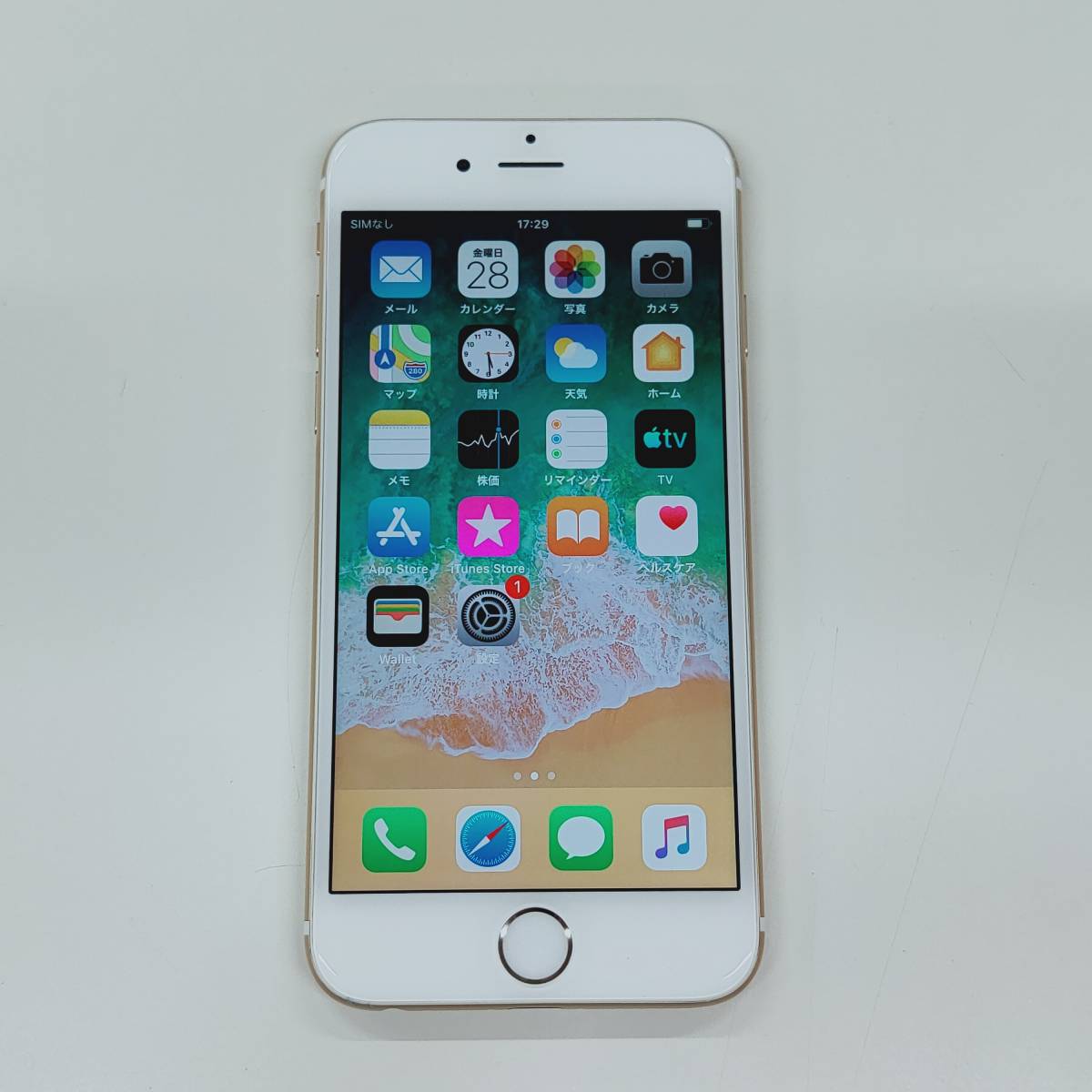 (333)FP014076 【送料無料】Apple/iPhone 6/64GB/au/ゴールド/白ロム/スマホ/中古品《ジャンク品》_画像3