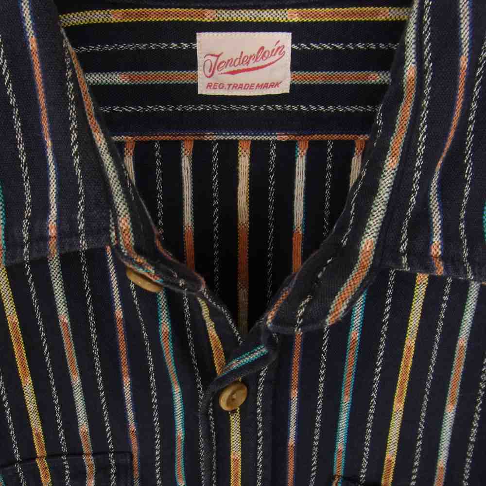 ポイント10倍】 TENDERLOIN 【即決】 XS【中古】 ネイビー系 長袖