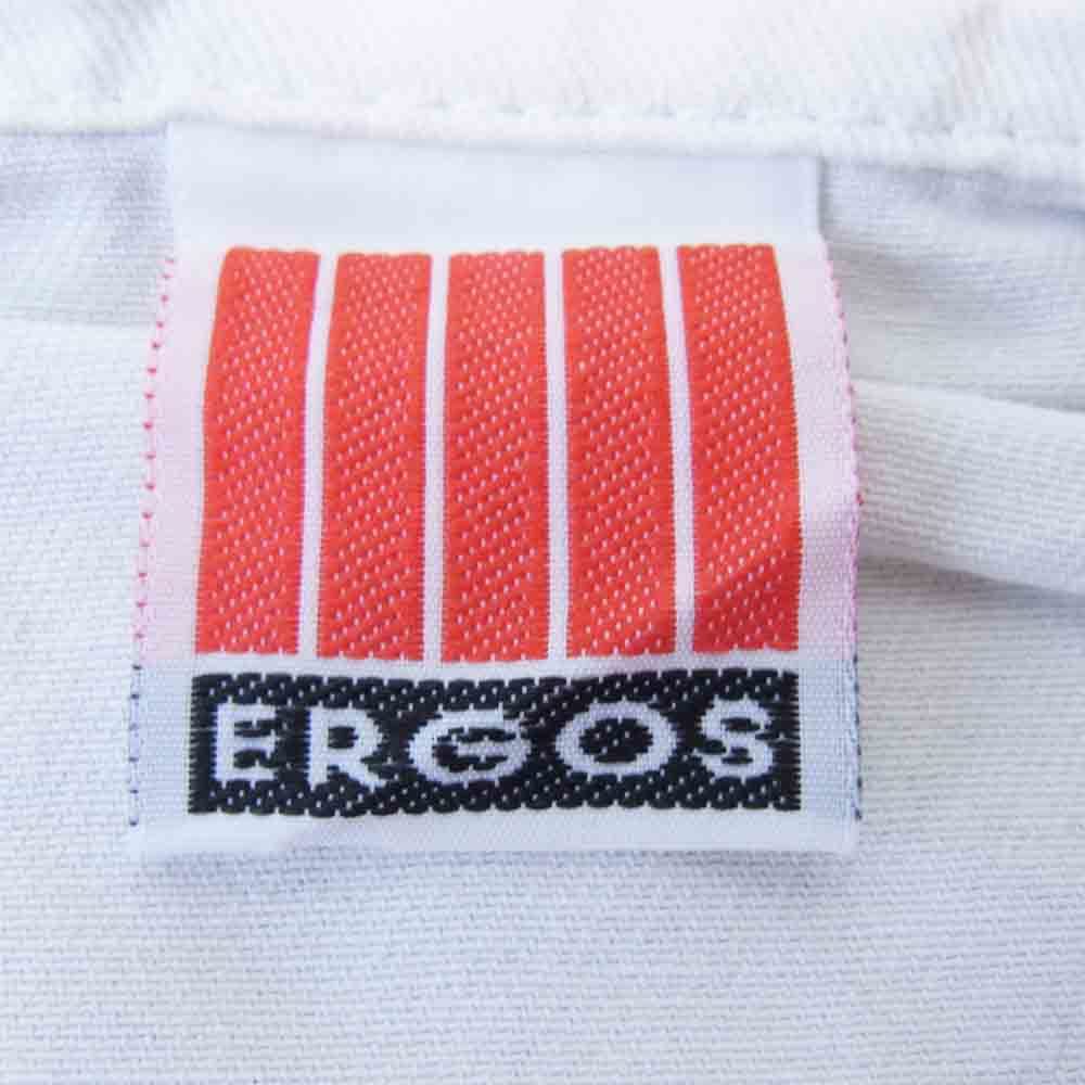 ERGOS ヴィンテージ コットン ワーク ジャケット コート ホワイト系 10／42【中古】 【即決】_画像4