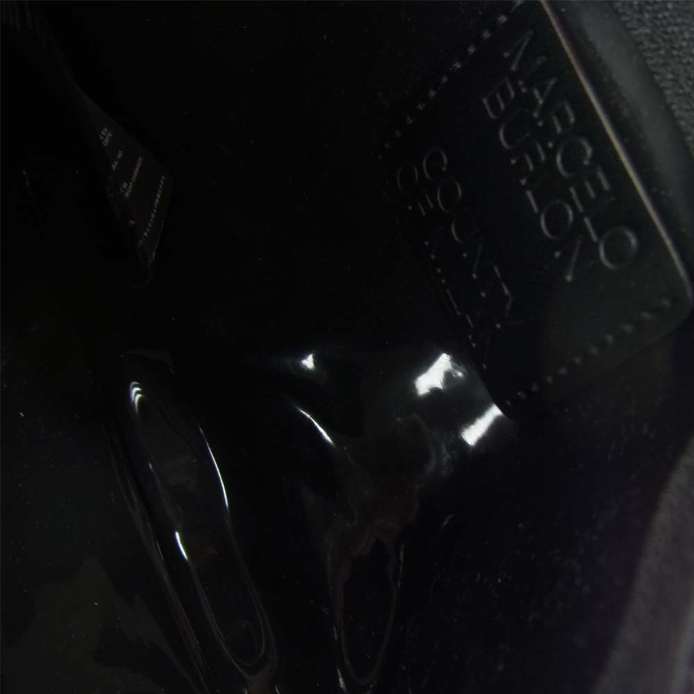 マルセロ・バーロン MARCELO BURLON LOGO PVC POCHETTE ロゴ クラッチバッグ ブラック系【極上美品】【中古】 【即決】_画像4