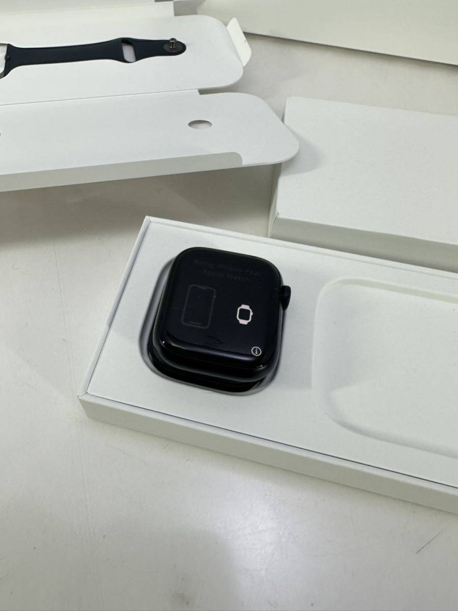 Apple Watch Apple часы Series 8 GPS модель aluminium кейс спорт частота 41mm midnight 