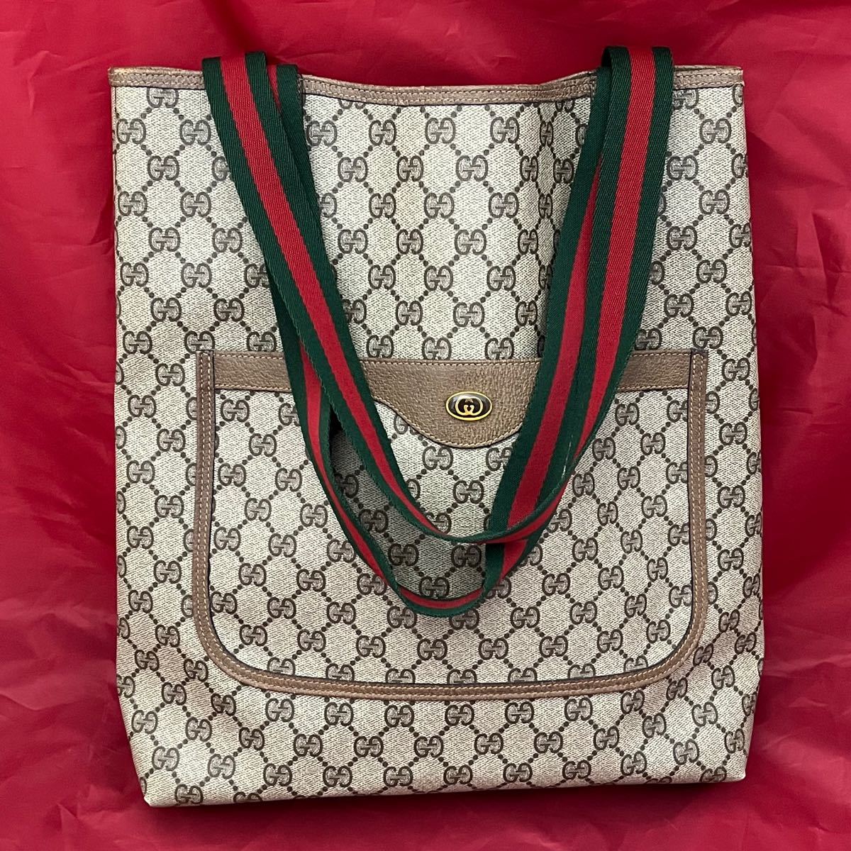 ファッション A4 トートバッグ GUCCI◼️オールドグッチ◼️ビンテージ