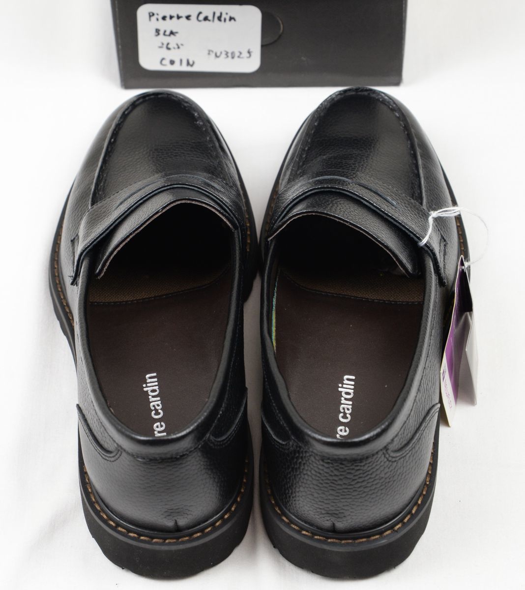 ●定価24200円PierreCardinピエールカルダンコインローファ―(PN3025,黒,26.5,VIBRAMソール)新品_画像5