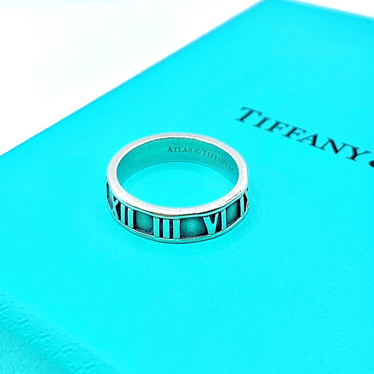 【人気】7号 ★正規品 TIFFANY&Co.★ティファニー／アトラス リング 指輪／SV925