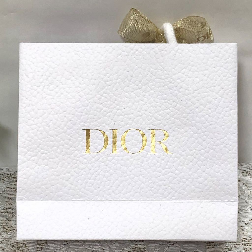 ディオール 「 Dior 」ミニ ショッパー (698) ショップ袋 ブランド紙袋 14.5×13×5cm 小さめ アクセサリー用 星のメタルチャーム付き_画像4