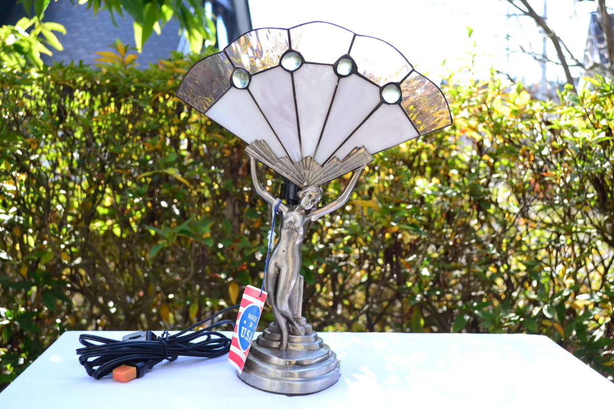 【お年玉セール特価】 ティファニー ステンドグラス テーブルランプ 画像8掲載mimi203 Lamps Tiffany Sahlin Paul ヴィンテージ デッドストック テーブルスタンド