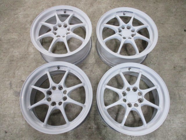 RAYS CE28 15x6.5J +35 4H PCD/100 軽量 【4本セット】 ホワイト