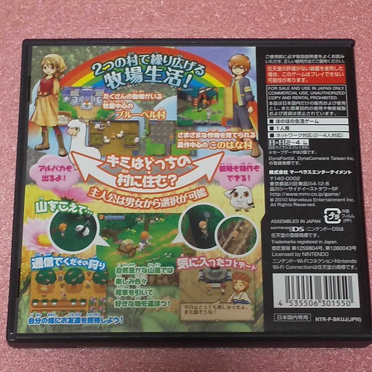 Nintendo DS 牧場物語 ふたごの村【管理】2211204