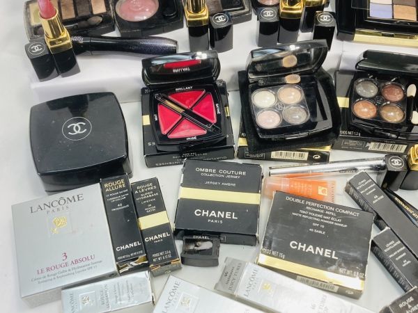 未使用含 CHANEL シャネル LANCOME ランコム 化粧品 大量 セット まとめ フェイスパウダー 口紅 デパコス EE-221028007_画像8