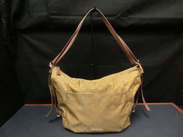 中古品 russet ラシット ハンドバッグ ベージュ モノグラム_画像1