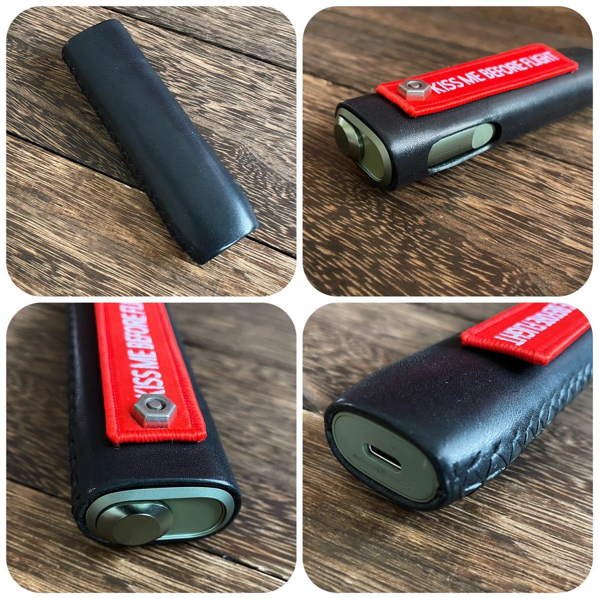 新型 iQOS ILUMA ONE ☆アイコスイルマワン☆ レザーケース スリーブ
