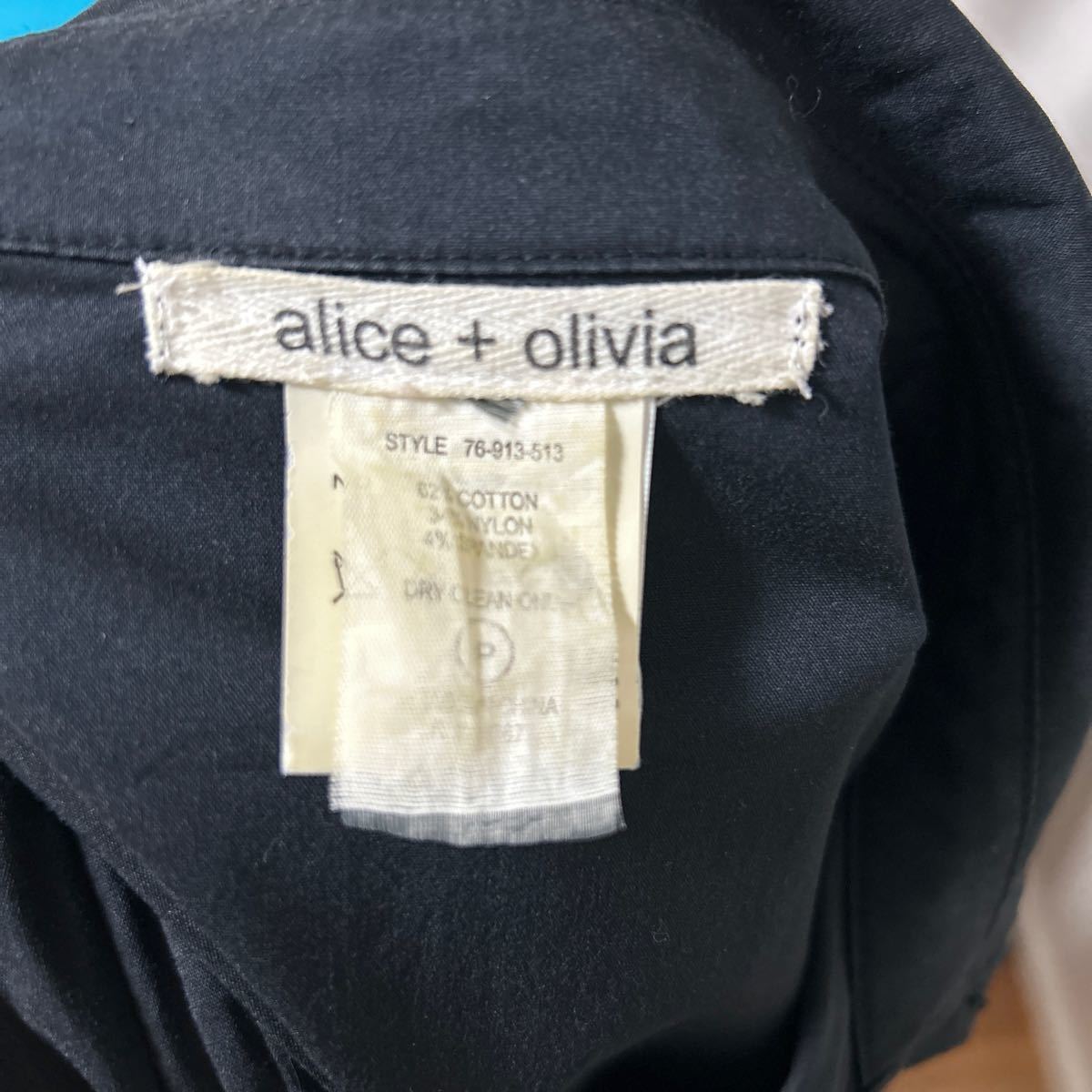 ALICE+OLIVIA バルーンブラックワンピース