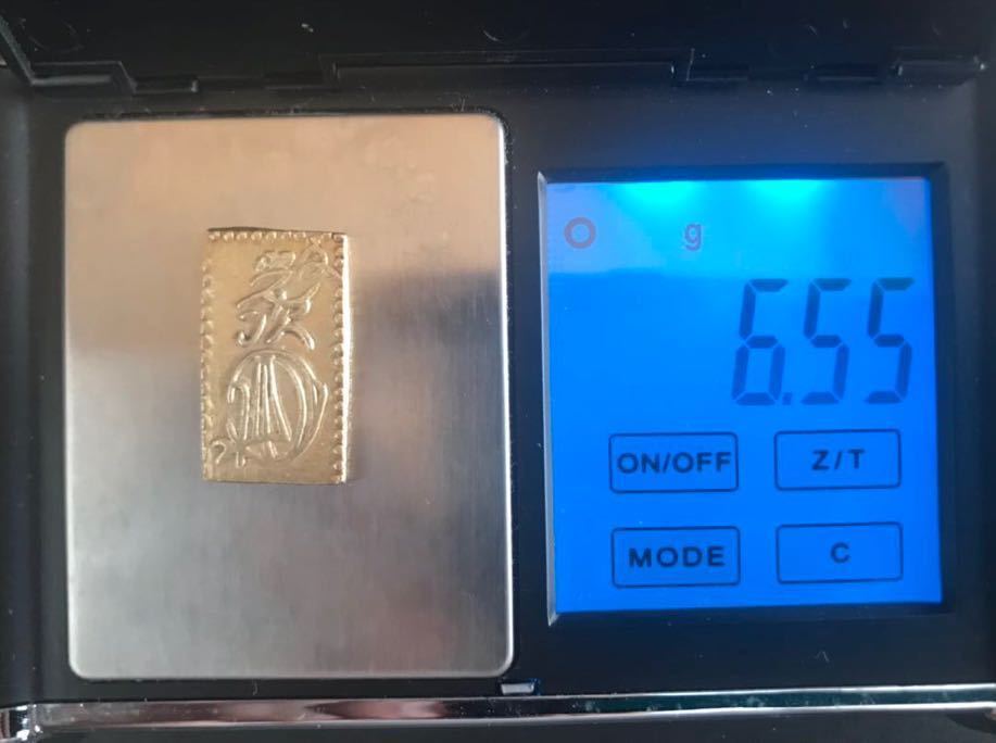 文政二分判金(草文二分) 鋳造期間 文政11年〜天保3年 二分金 古金 古銭