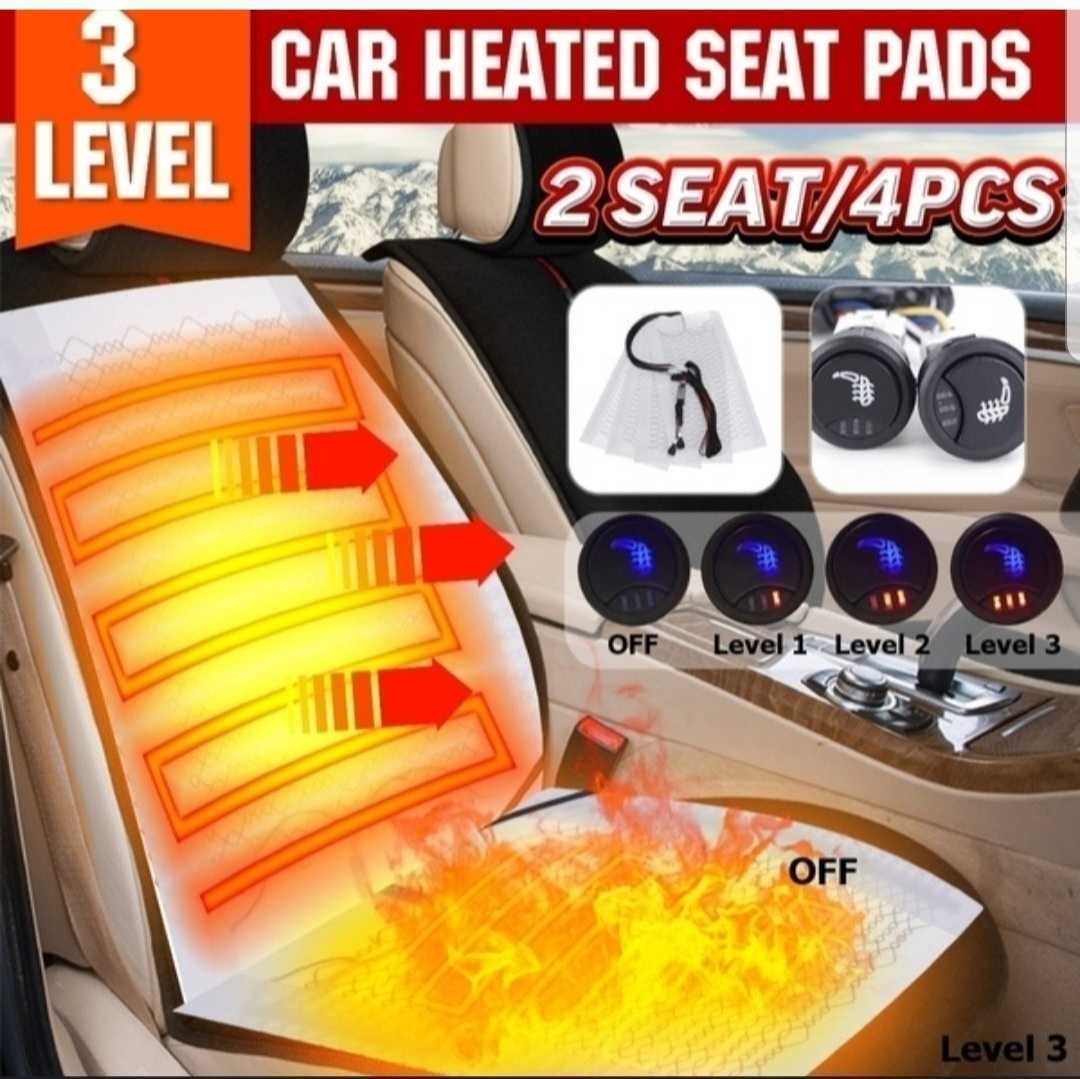 * immediately . all-purpose 3 -step adjustment type switch post-putting seat heater kit left right 2 seat minute second seat driver`s seat, passenger's seat *