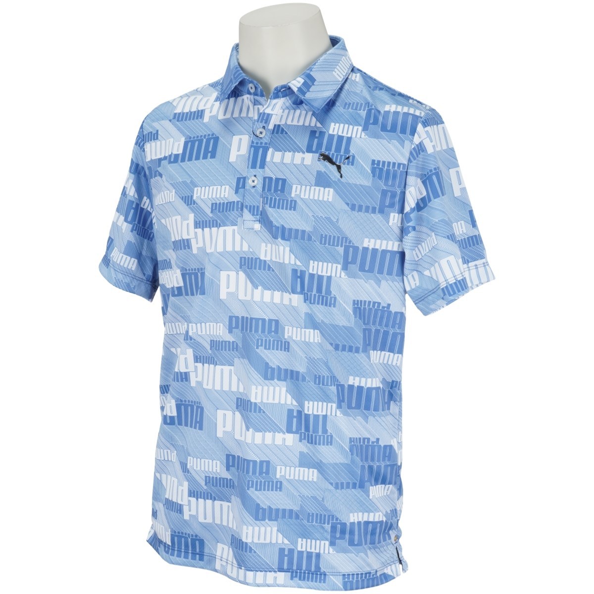  бесплатная доставка * новый товар * Puma Golf 3D графика рубашка-поло с коротким рукавом *(S)*930522-03*PUMA GOLF