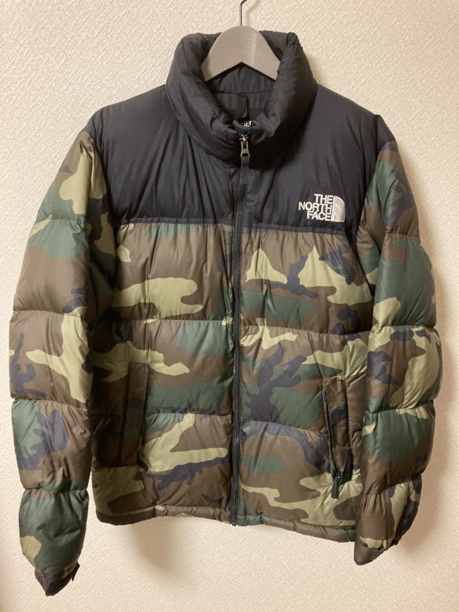 THE NORTH FACE ノースフェイスヌプシダウンジャケット サイズXL カモ