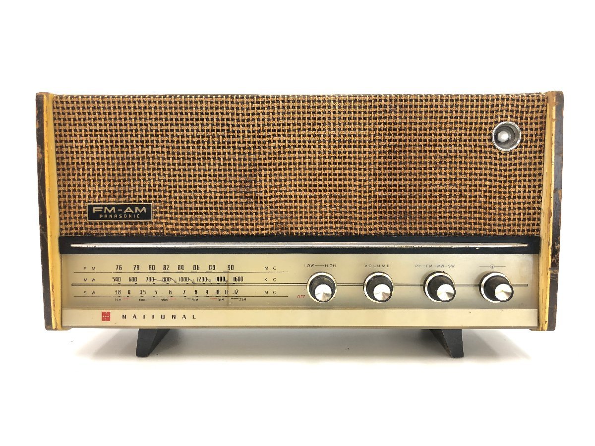 ナショナル・パナソニック 真空管ラジオ RE‐760&RD‐761 FM AM Yahoo!オークション - 1円~ National ナショナル パナソニック