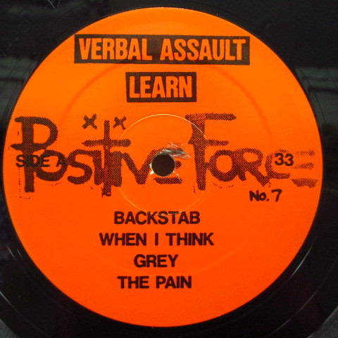 VERBAL ASSAULT-Learn (US Orig.LP)_画像3