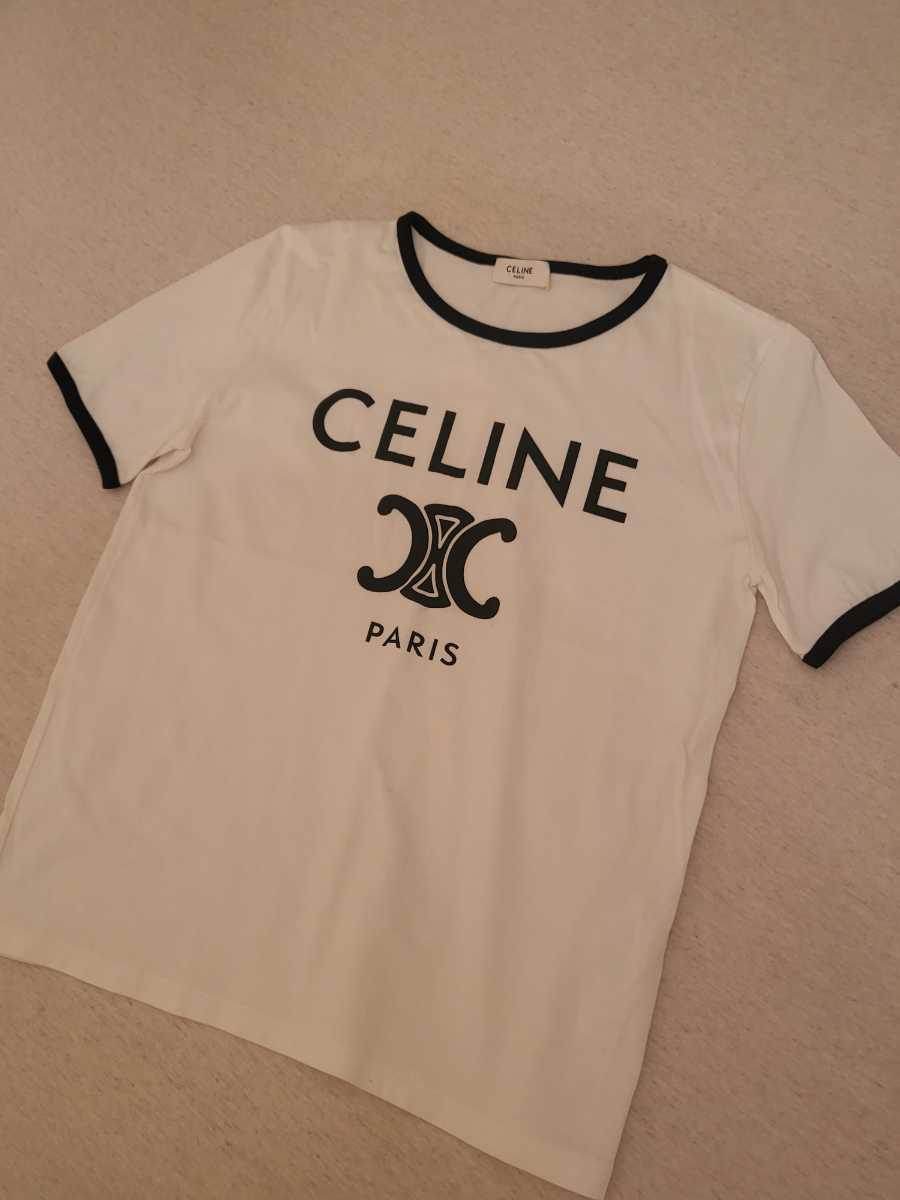 ヤフオク! - CELINE セリーヌ 半袖Tシャツ 未使用近い サイズS