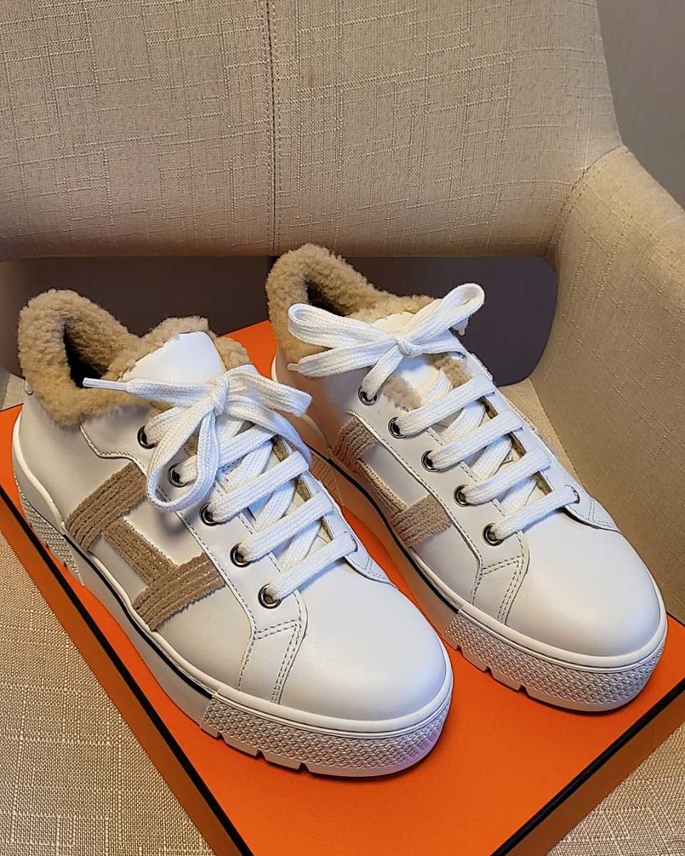 新品 HERMES エルメススニーカー 未使用 サイズ36 ブランド レディース