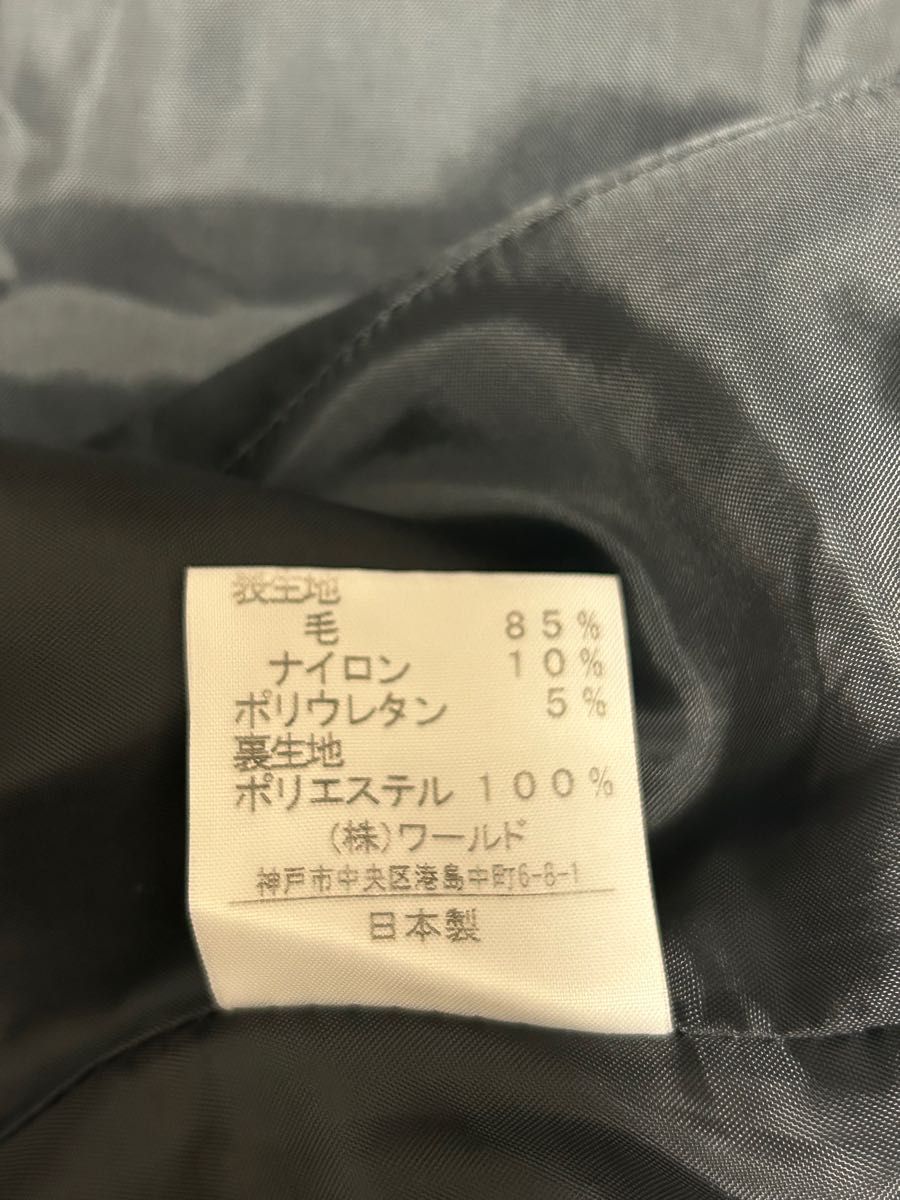 【極美品】unaltd ショートPコート　グレー　S ジャケット