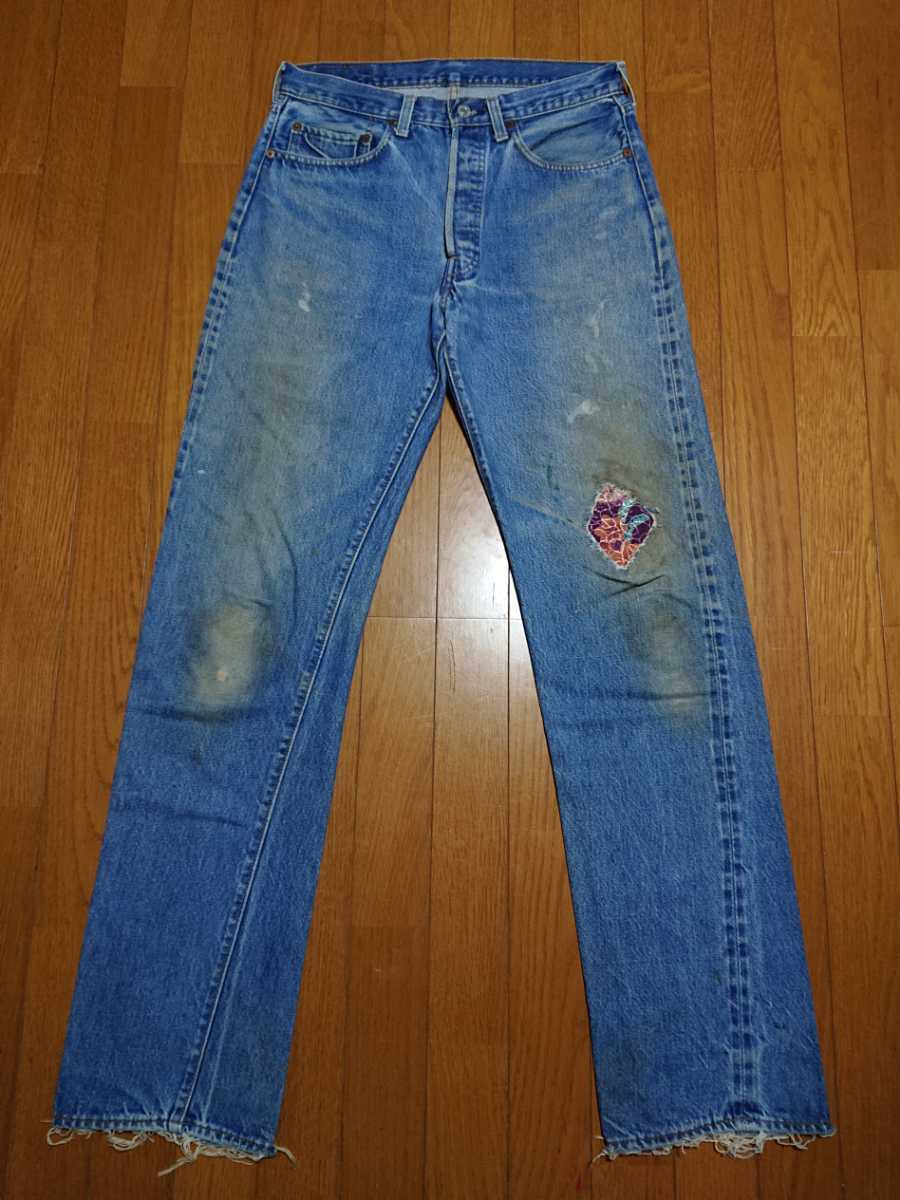 80s Levi's 501 赤耳 リメイク オリジナル Red Line w32 トップボタン裏524 リーバイス MADE IN U.S.A.