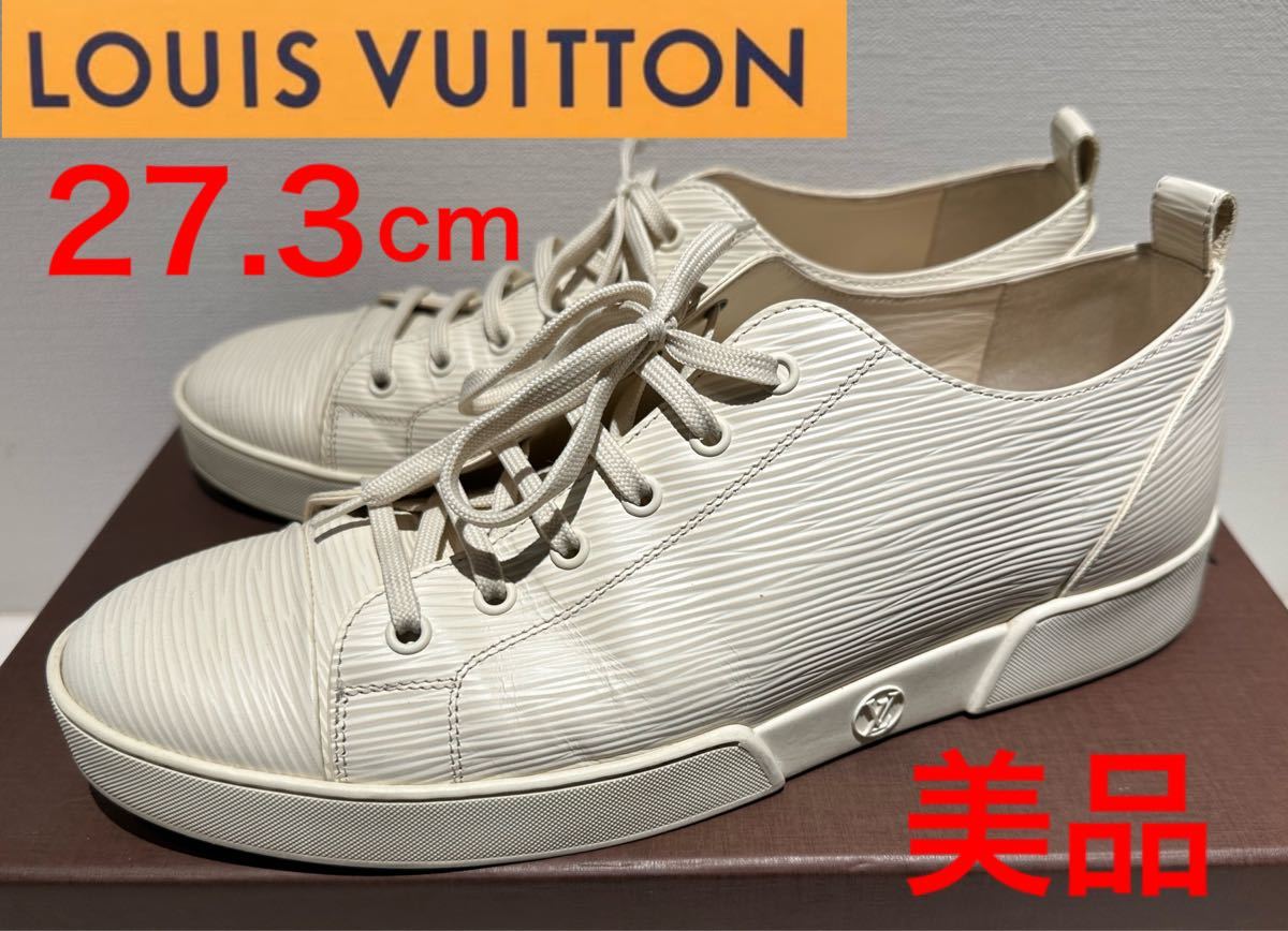 美品❗LOUIS VUITTON エピレザー スニーカー ホワイト introstyle.lt