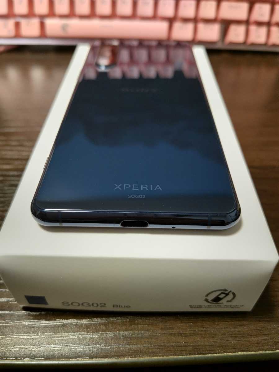 SIMフリー済】Xperia II ブラック 128GB au SOG02