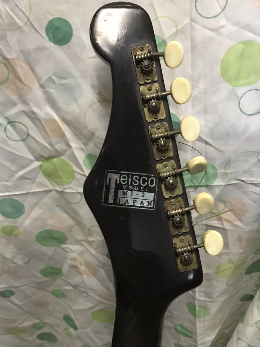 TEISCO エレキギター MJ-2 テスコ ビザールギター サンバースト系_画像4