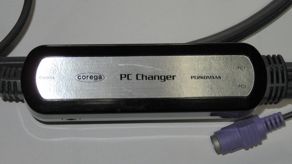 Corega CG-PC2KDMXAS PC2台用 パソコン自動切替器 PS/2・USBクロス