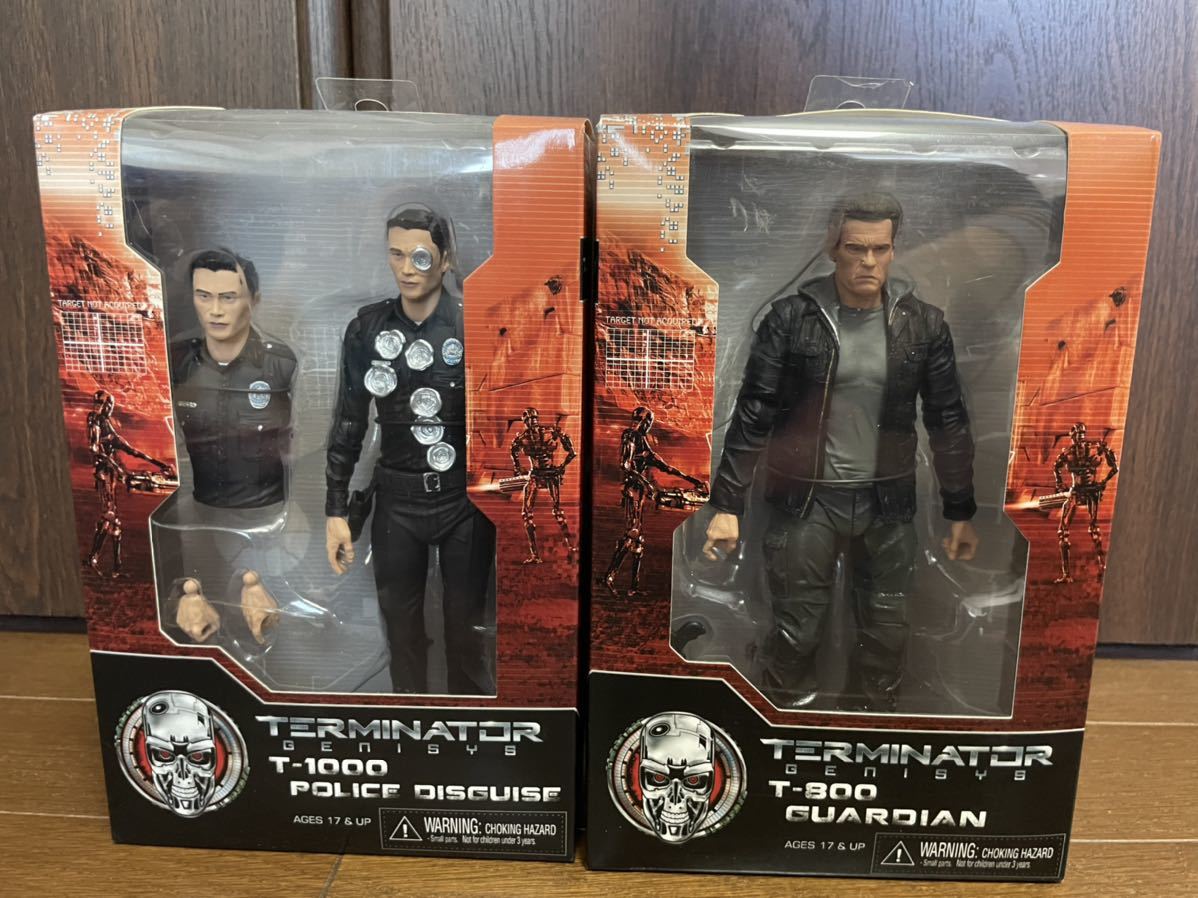 ネカ NECA TERMINATOR ターミネーター 映画 GENISYS ジェニシス 7インチ フィギュア T-800 GUARDIAN T-1000 POLICE DISGUISE_画像1