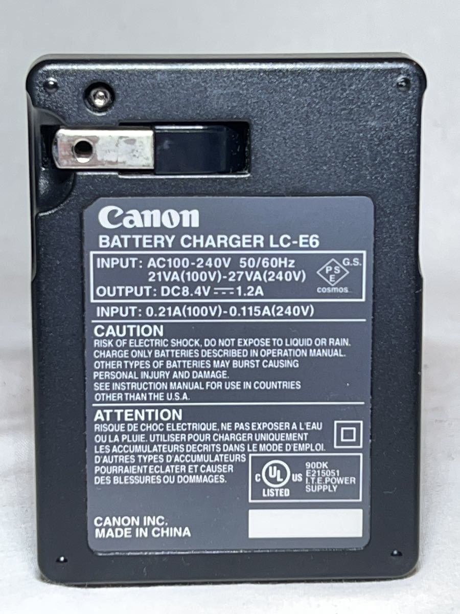 Canon バッテリーチャージャー LC-E6 新品・純正品 通販