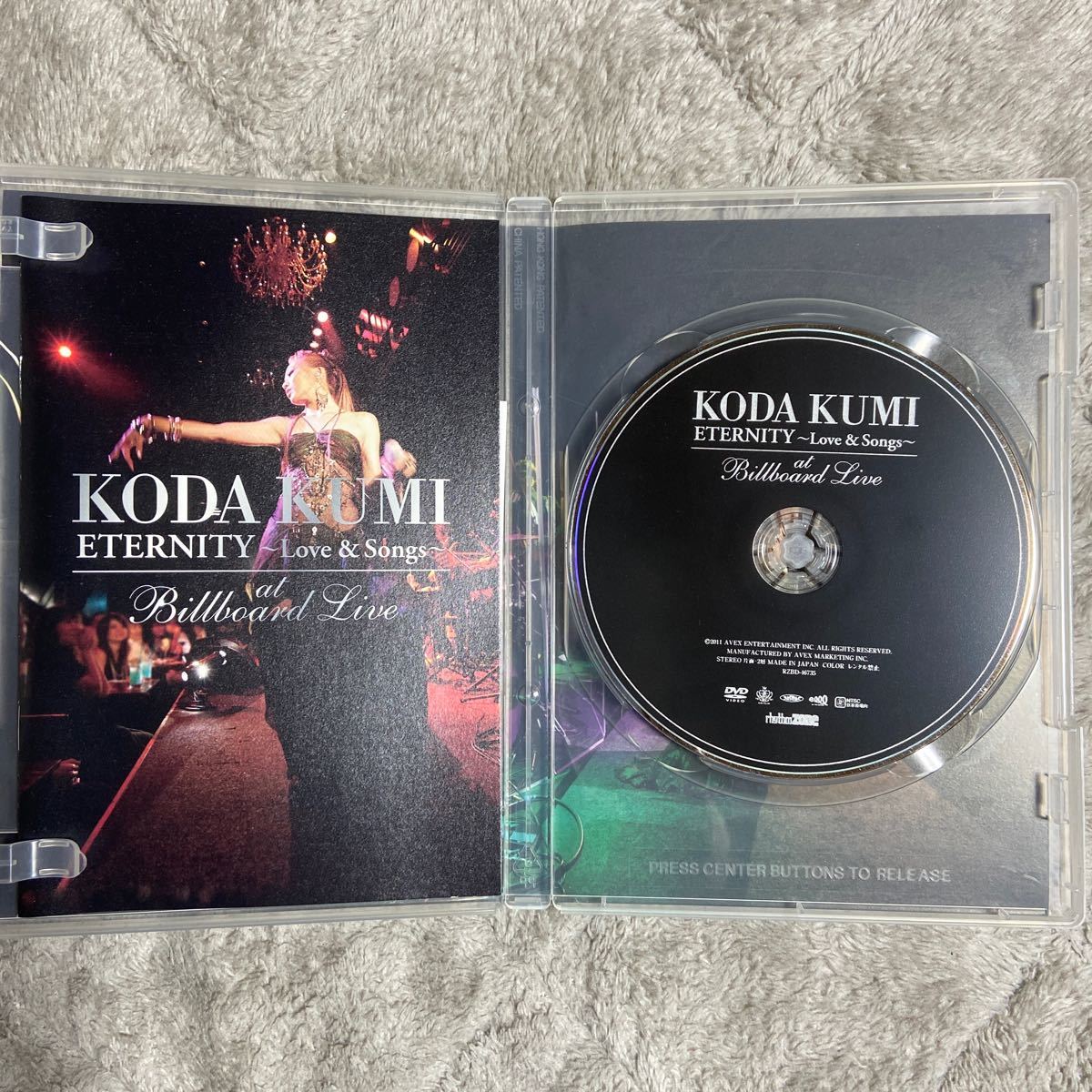 倖田來未 DVD 【KODA KUMI ETERNITY 〜Love & Songs〜at Billboard Live 通常盤