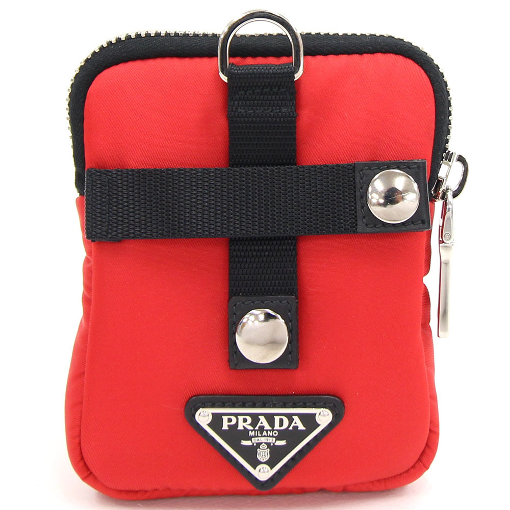 プラダ PRADA ポーチ （レッド） 化粧ポーチ |